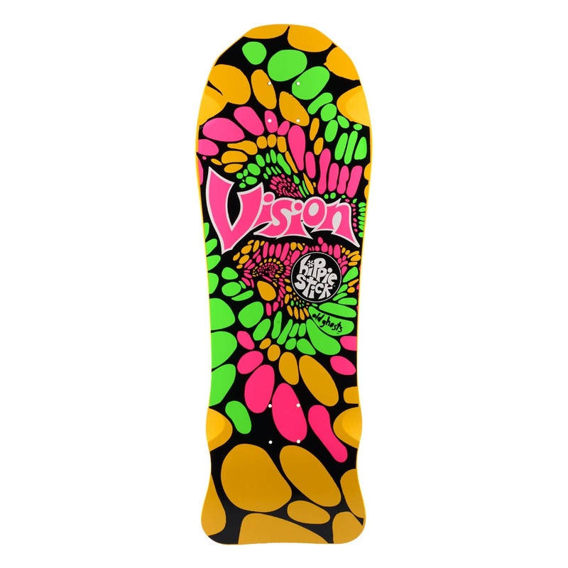 VISION DECK – HIPPIE STICK YELLOW (10″) 10″