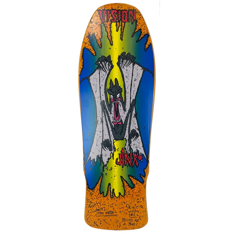 VISION DECK – ORIGINAL JINX ORANGE STAIN (9.75″) 9.75″