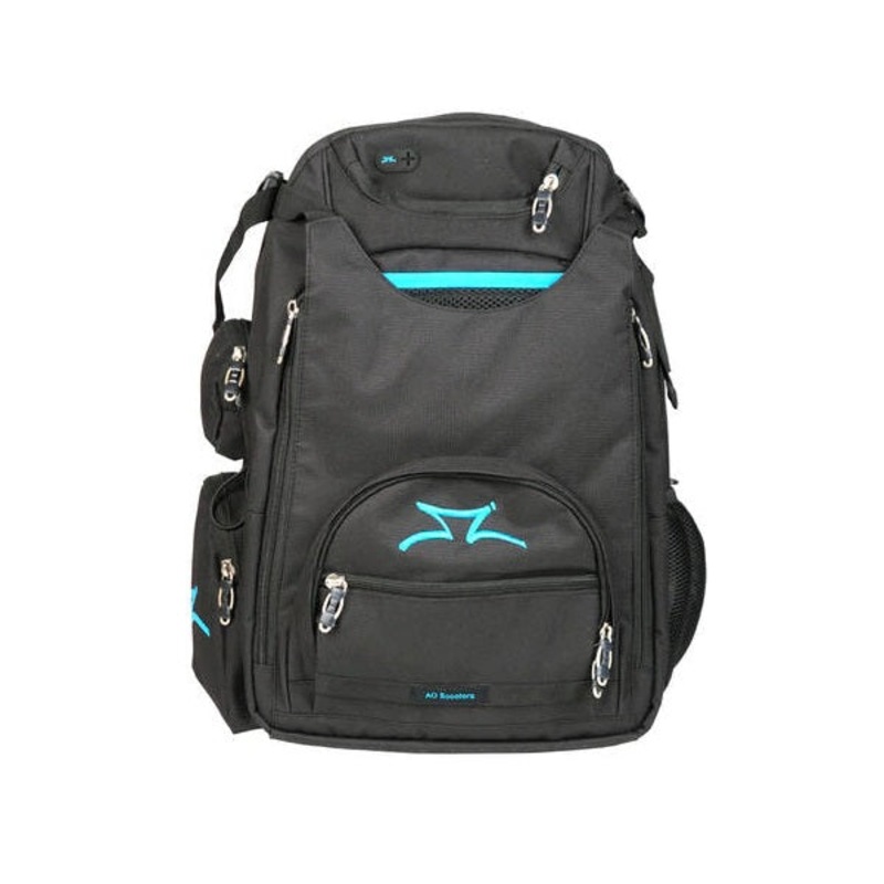 AO Transit Scooter Backpack – Black/Turquoise