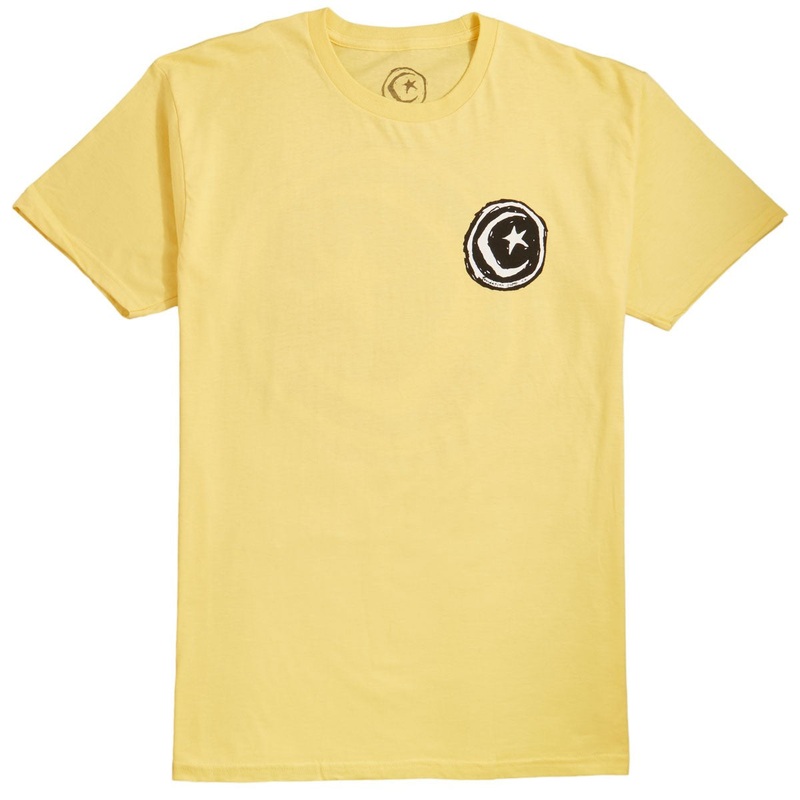 FOUNDATION S/S T-SHIRT – STAR & MOON YELLOW MED