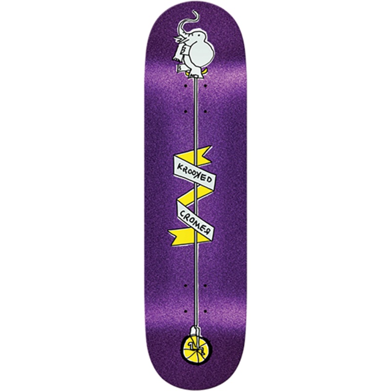 KRK CROMER UNICYCLE DECK PURPLE 8.38″
