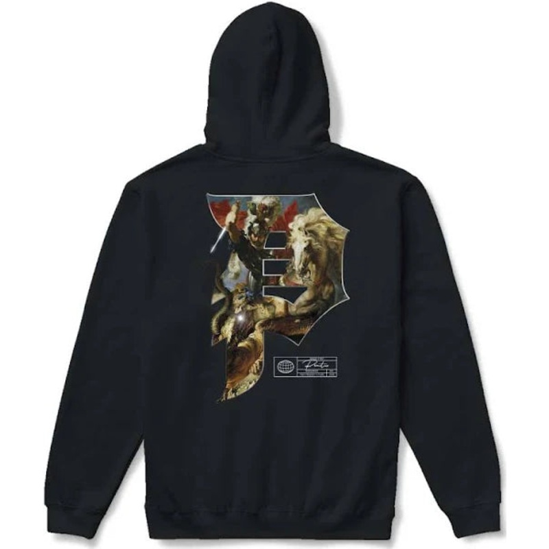 Primitive Victory Black Hooded Sweatshirt XL