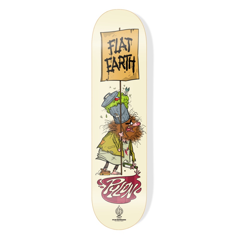 PYLON DECK TRASHY FLAT EARTH CONCAVE (8.5″) 8.5″