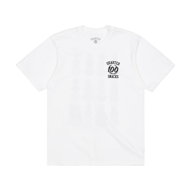 Quarter Snacks Anniversary T-Shirt – White Small