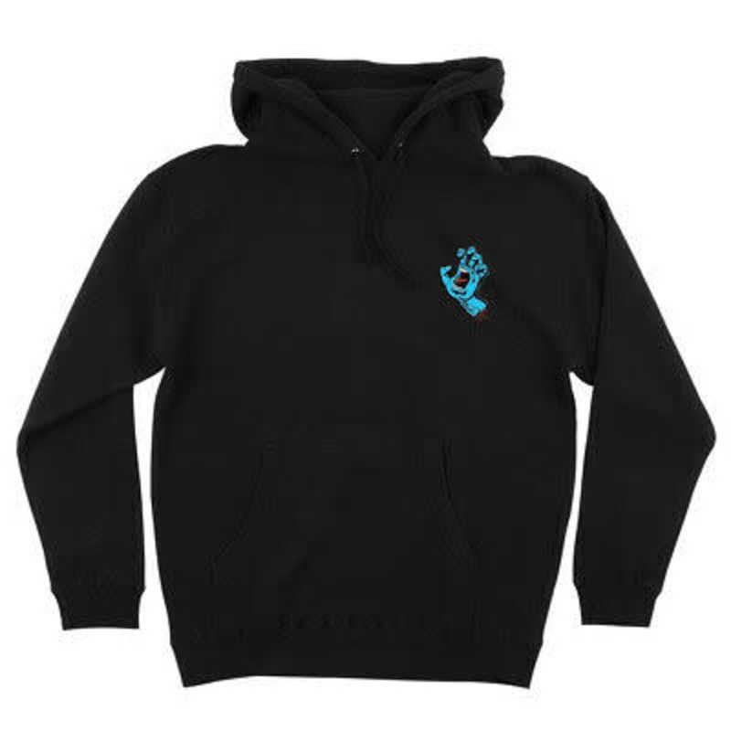 SANTA CRUZ HOOD SCREAMING HAND BLACK MED