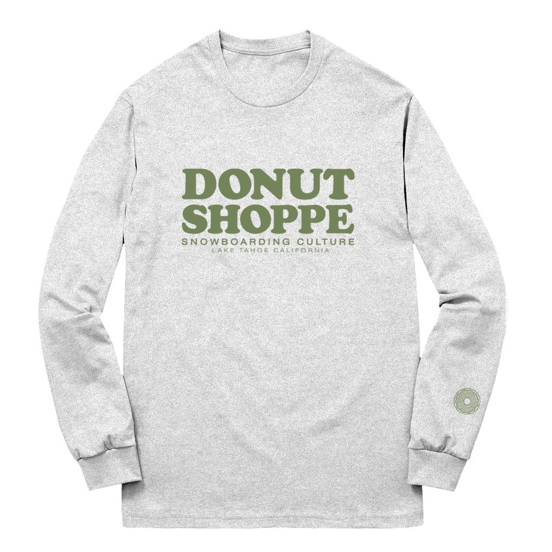 STACKED LAKE TAHOE LONG SLEEVE T-SHIRT HEATHER GREY Heather Grey Small