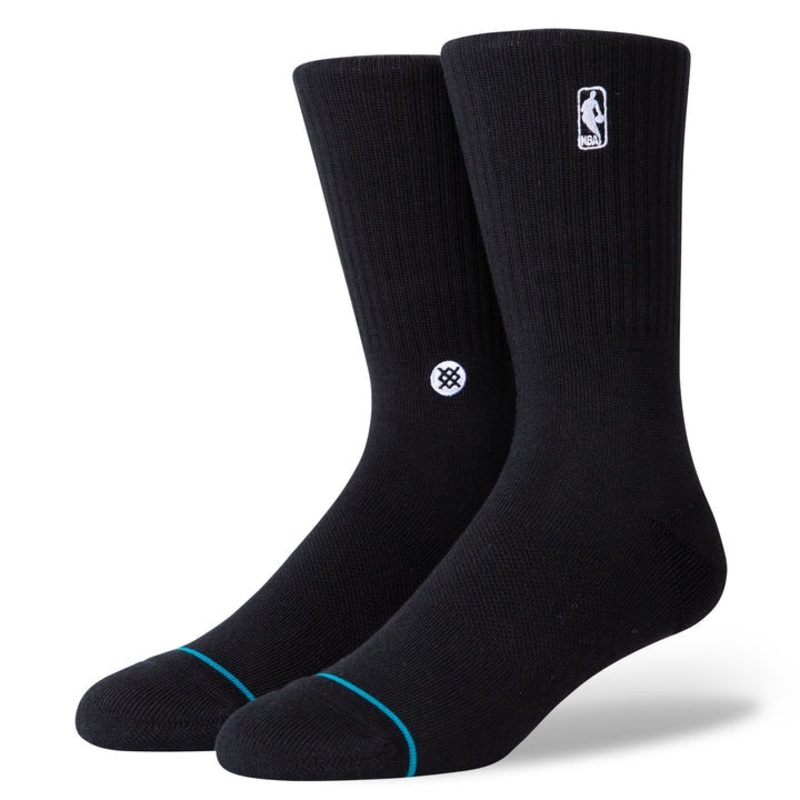 Stance NBA STP Logoman Sock – Black Medium