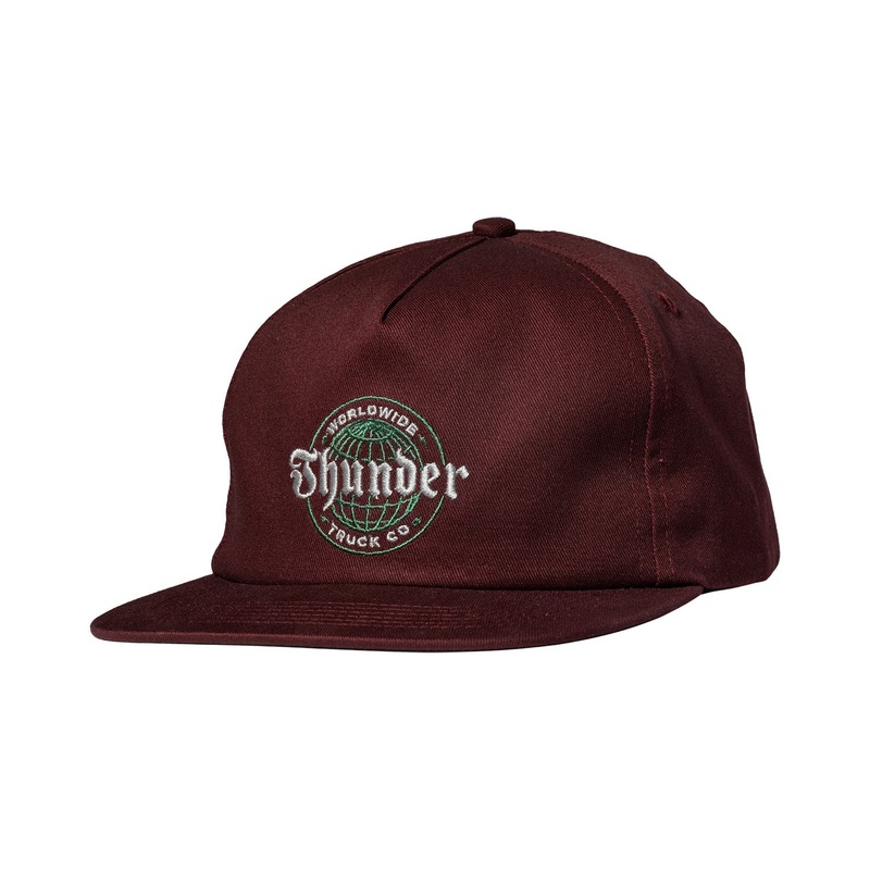 Thunder Worldwide Snapback Hat O/S Maroon