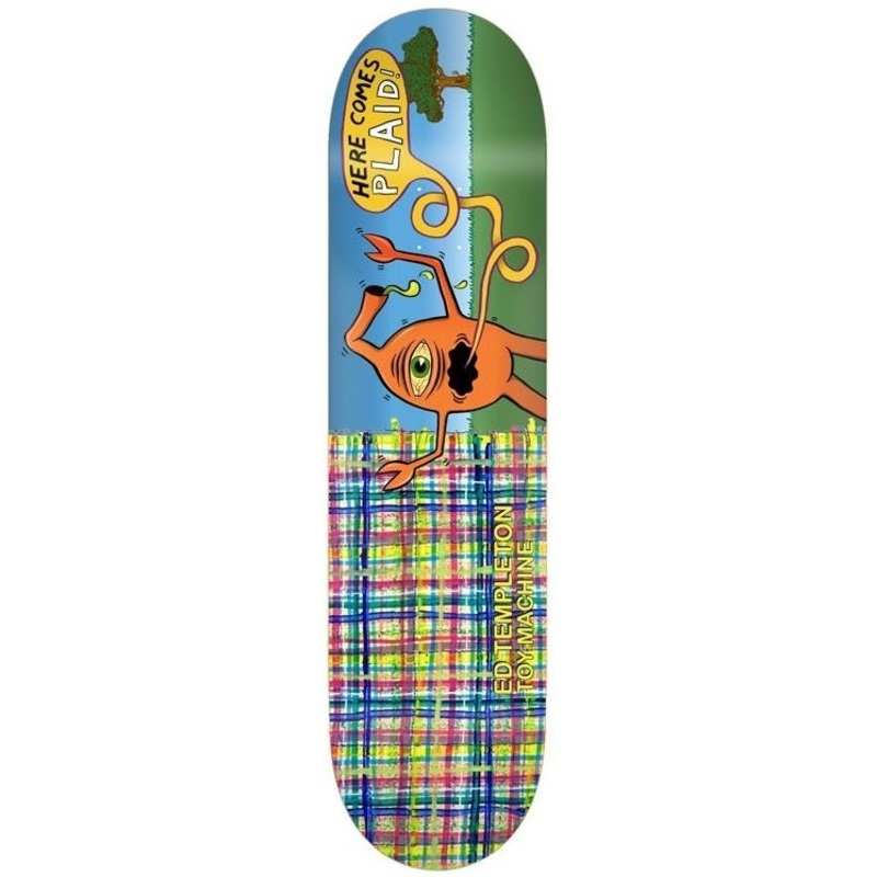 TOY MACHINE DECK TEMPLETON PLAID (8.5″) 8.5″