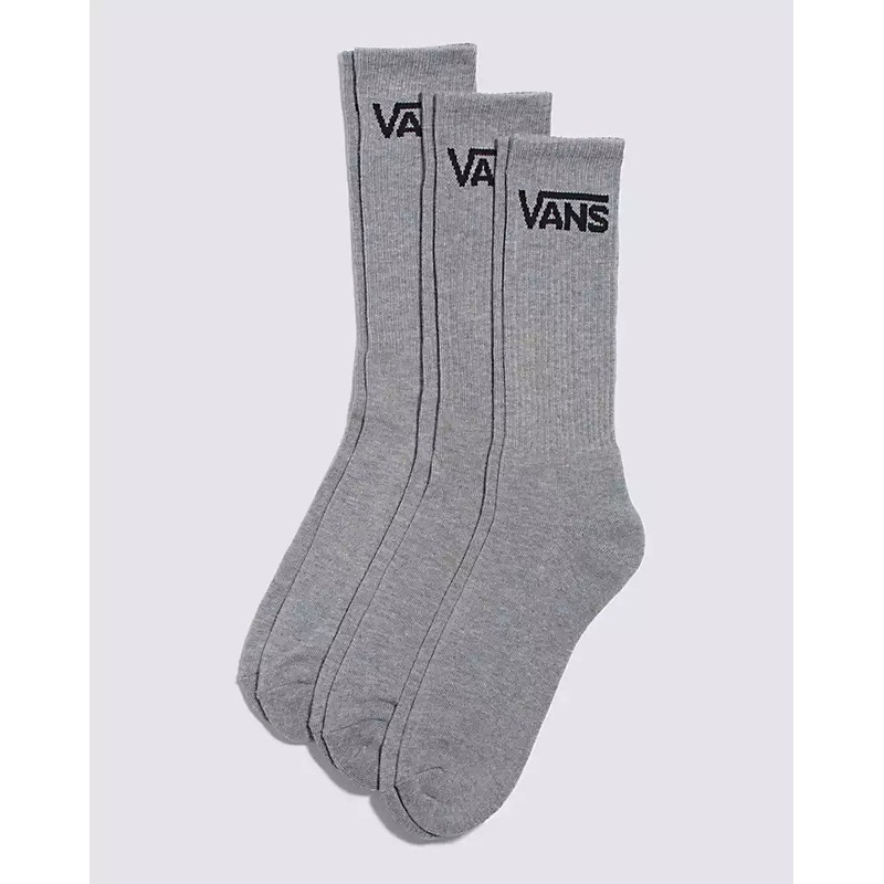 Vans Crew Sock Grey 3 Pack M 6.5-9