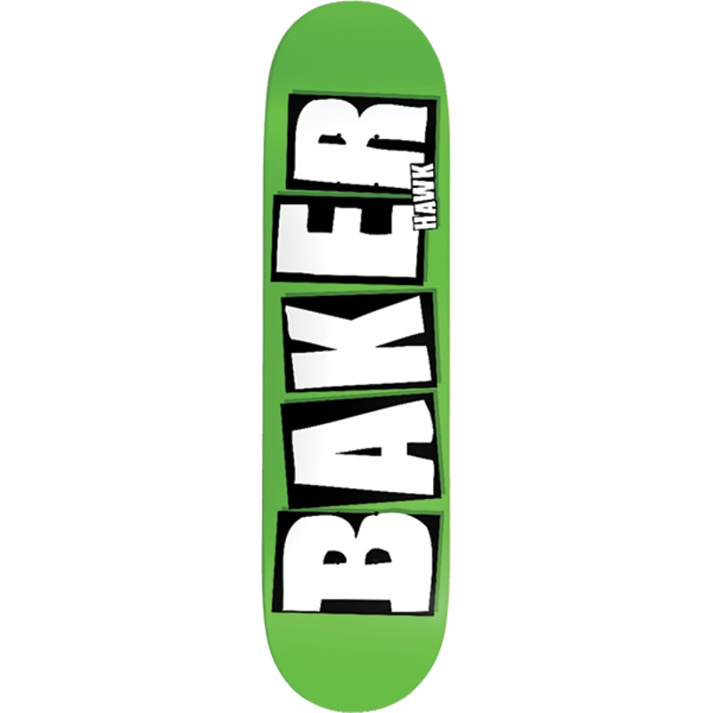 BAKER HAWK BRAND NAME DECK B2 NEON GRN 8.5″