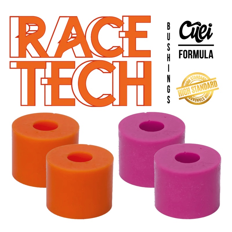 Cuei: Racetech Barrel Bushings 95a Orange