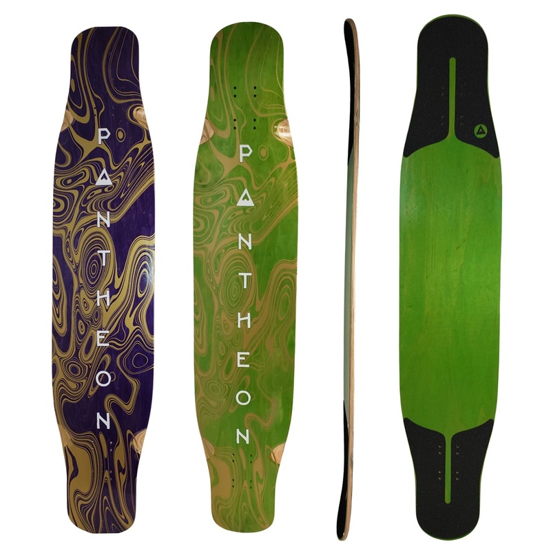 Pantheon: Tandava 2 Longboard Deck Purple 6-Ply