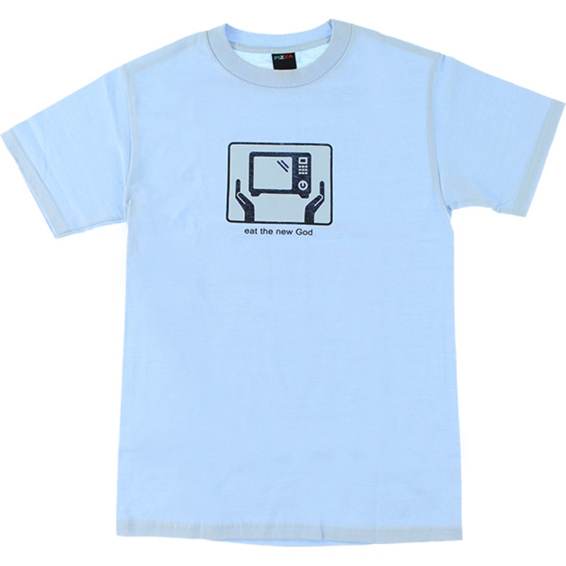 PIZZA EAT SS POWDER BLUE S