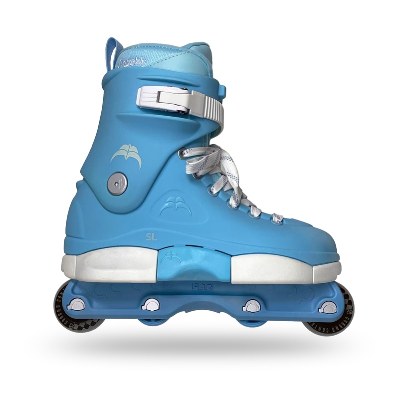 Razors SL Sky Aggressive Inline Skate Complete – Blue/White 6 Blue