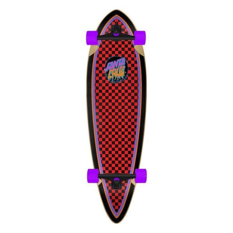 Santa Cruz Rad Dot Pintail Cruiser Longboard Complete 9.2″ x 33″