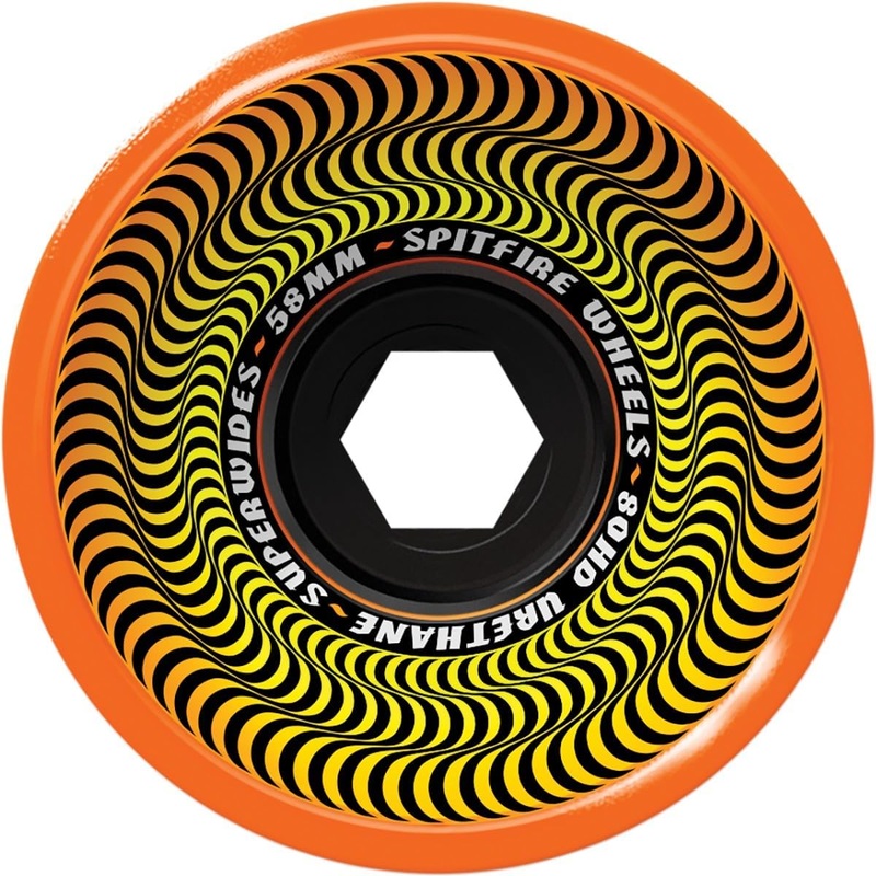 Spitfire 80HD Superwides Orange 58mm Wheels
