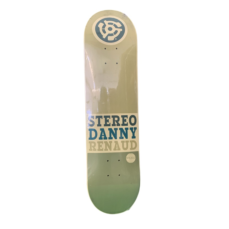 Stereo Danny Renaud Pro Model Olive 7.8″ Classic Skateboard Deck