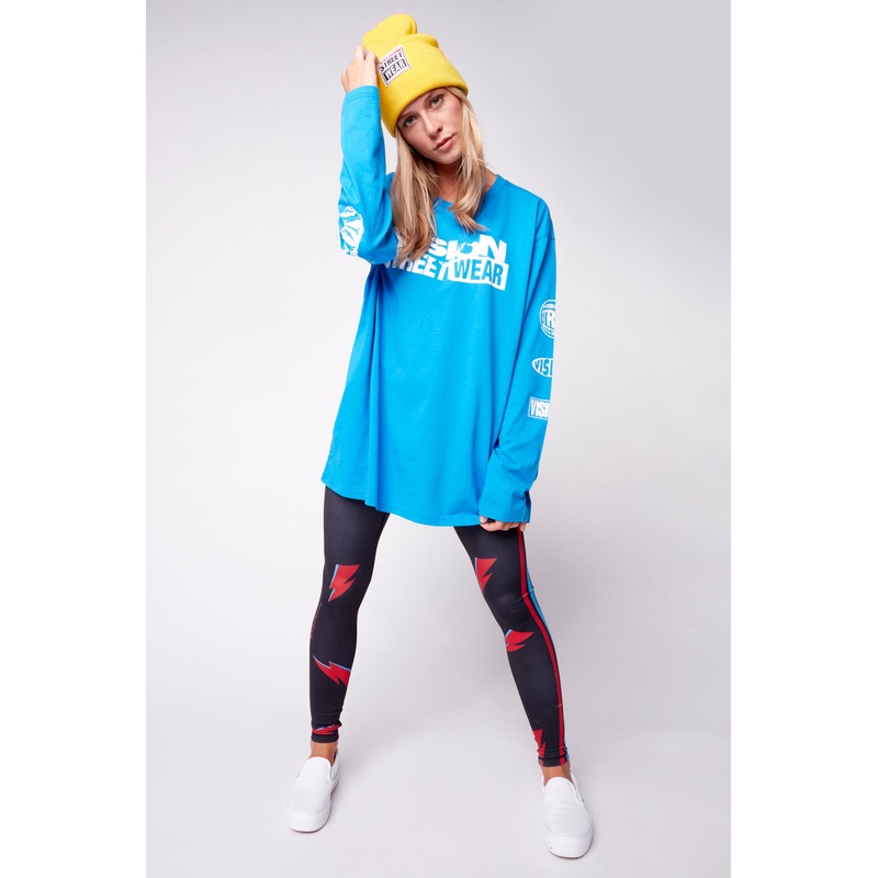 Team Logo T-Shirt – Blue S