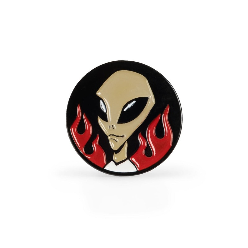 THRASHER X AWS BELIEVE PIN