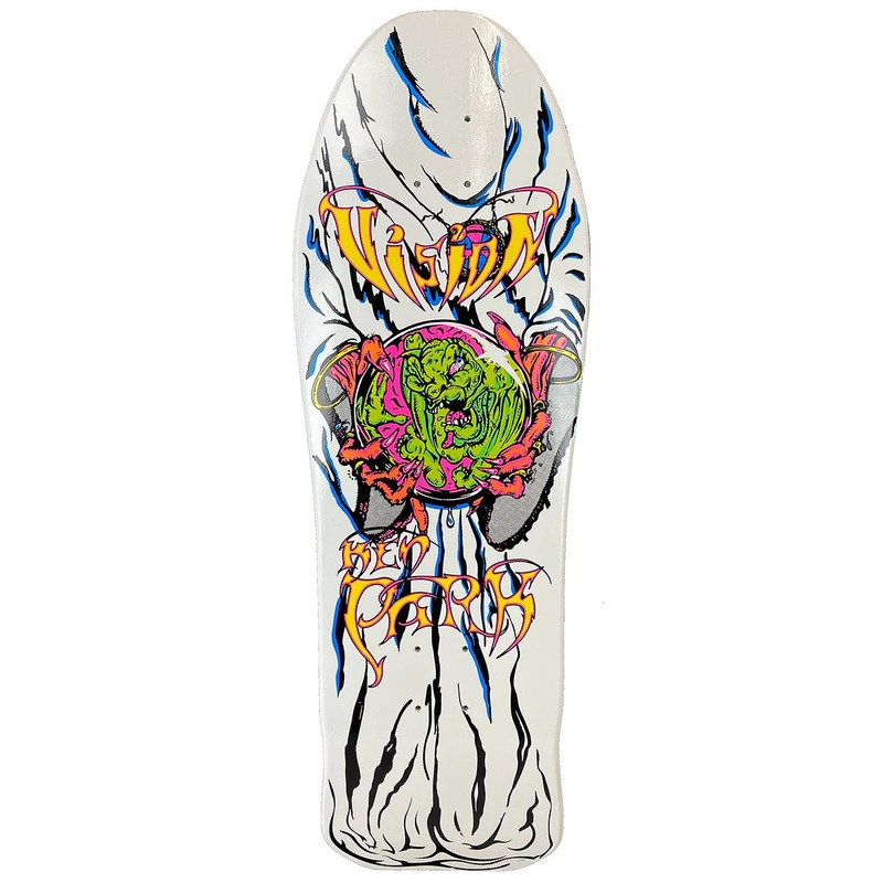 Vision Ken Park Crystal Ball Skateboard Deck – 9.75 White