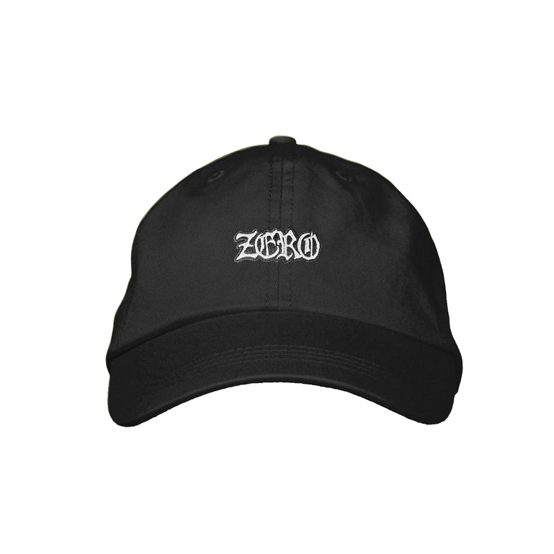 ZERO SINGLE SKULL DAD HAT – BLACK