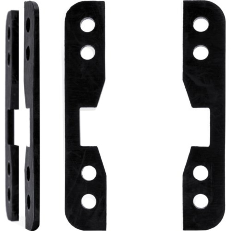 0.13″ MuirSkate Beasto Drop Through Strips – Shock Absorbing Risers 0.0