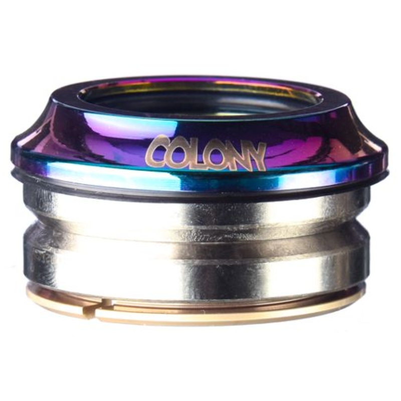 Colony BMX Integrated Headset – Rainbow