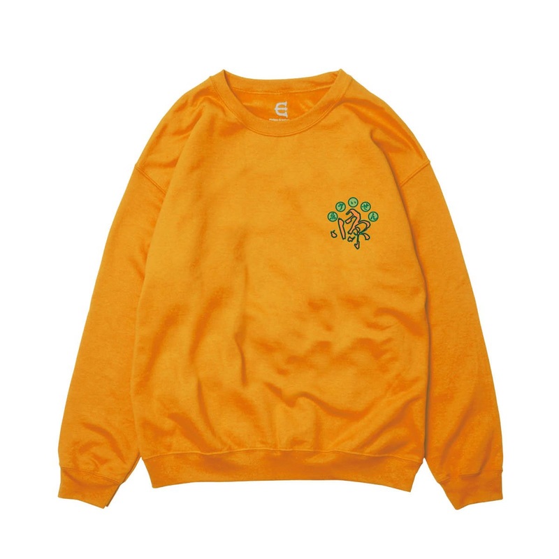EVISEN REPLICANT DRUM CREWNECK SAFETY ORANGE MEDIUM