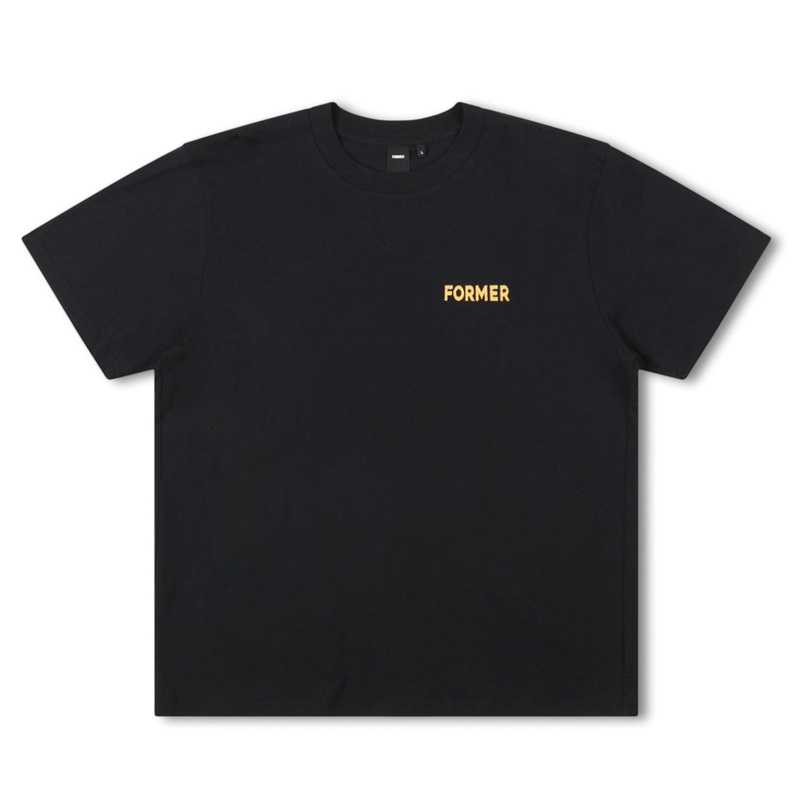 FORMER VOICES T-SHIRT BLACK MEDIUM