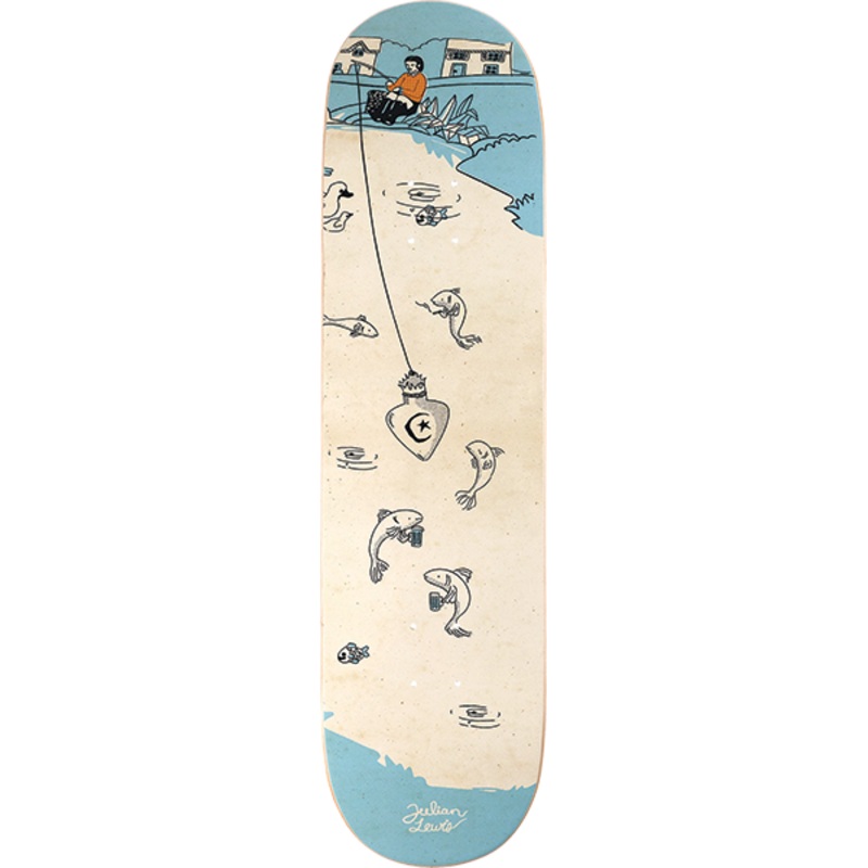 FOUND LEWIS FISHING DECK 8.38″