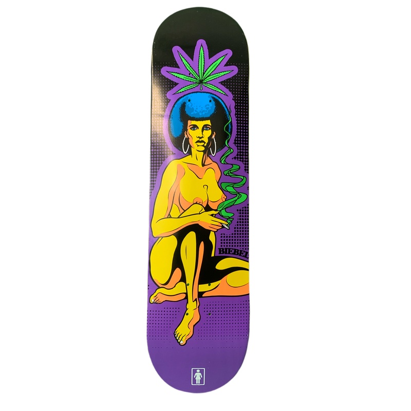 Girl Brandon Biebel Blacklight Sean Cliver 7.8″ Classic Skateboard Deck