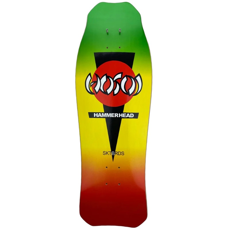 Hosoi Hammerhead Double Kick Deck – 10.25 Rasta