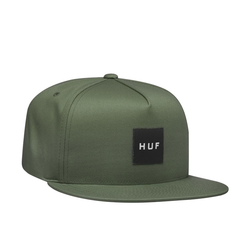 HUF ESSENTIALS BOX SNAPBACK MARTINI OLIVE