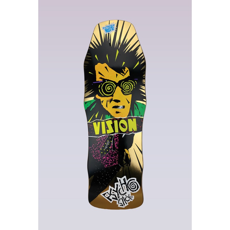 Original Psycho Stick (Limited) – Skateboard Deck – 10″X30″ – Gold Foil