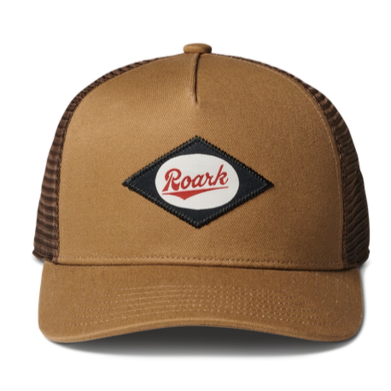 ROARK STATION TRUCKER HAT DARK KHAKI
