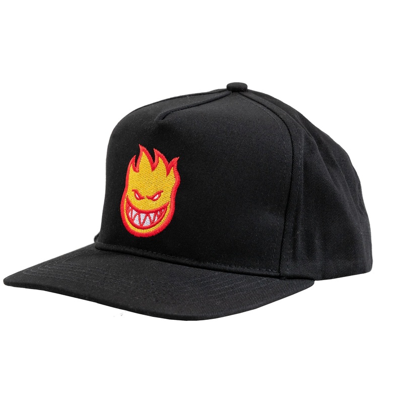 SPITFIRE BIGHEAD FILL SNAPBACK BLACK/RED/GOLD