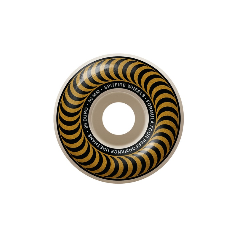 Spitfire Formula Four Classic Swirl Wheel 99DU 50mm Natural