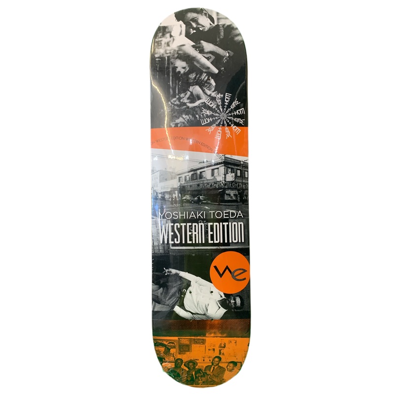 Western Edition Yoshiaki Toeda Orange Size 7.75″ Skateboard Deck