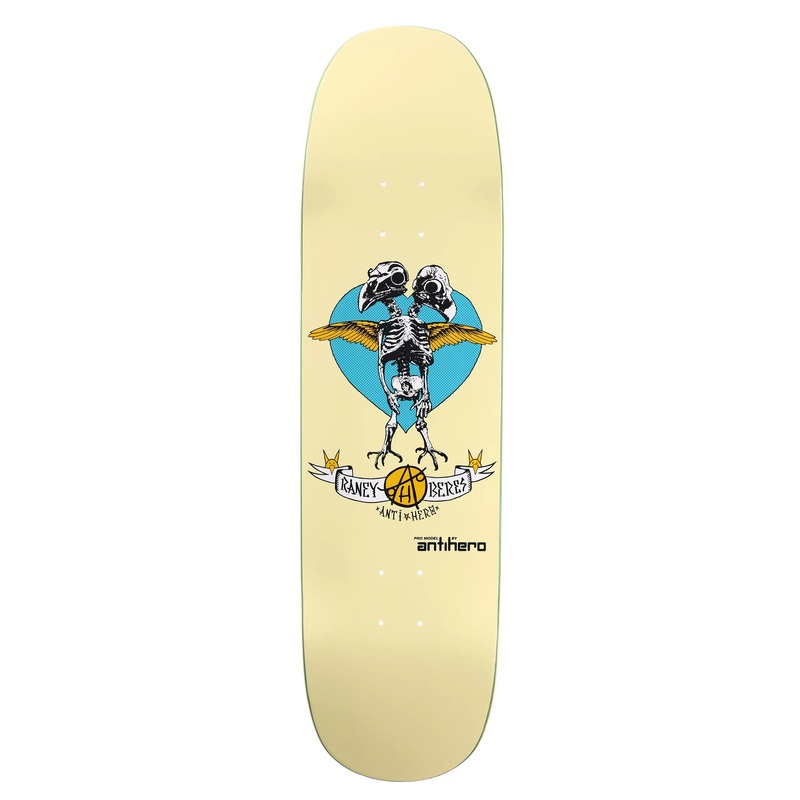 ANTIHERO DECK BIG BORD 2 RANEY SHAPE CREAM BLACK (8.63″) 8.63″