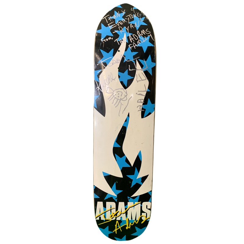 Black Label Jason Adams Signed Classic Skateboard Deck