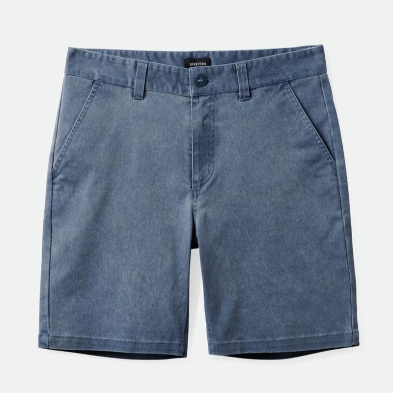 BRIXTON CHOICE CHINO SHORT 19″ NAVY VINTAGE WASH 28