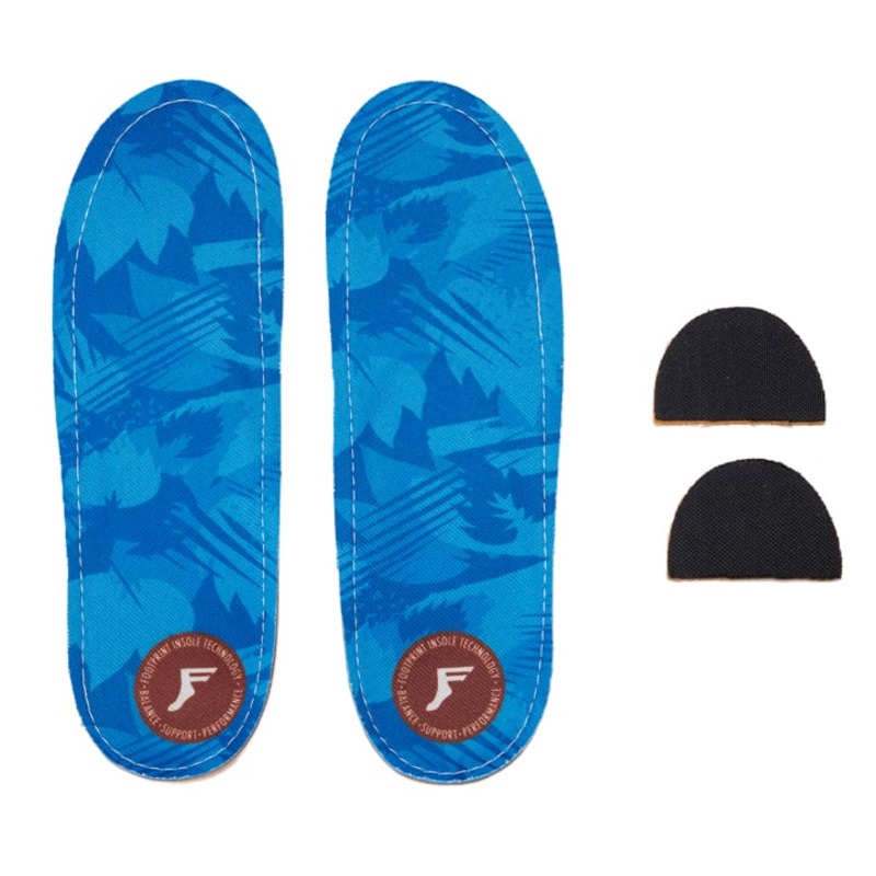 FP INSOLES KING FOAM ORTHOTIC FLUID X LOW BLUE CAMO 9+