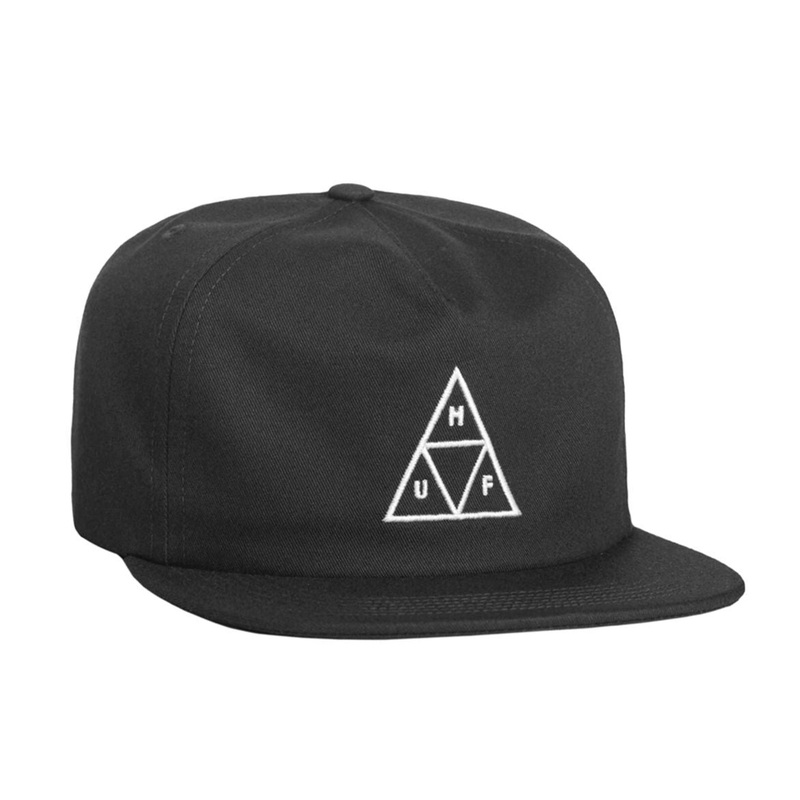 HUF ESSENTIALS TT UNSTRUCTURED SNAPBACK BLACK