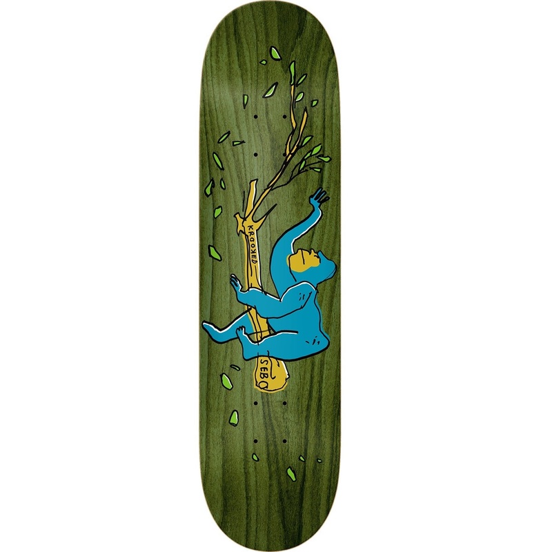 Krooked Sebo Walker Lounging Skateboard Deck – 8.06″