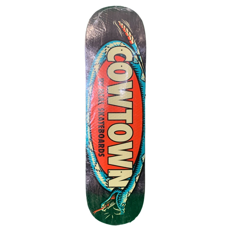 Real Cowtown Oval Logo True Fit Mold 8.3″ Classic Skateboard Deck