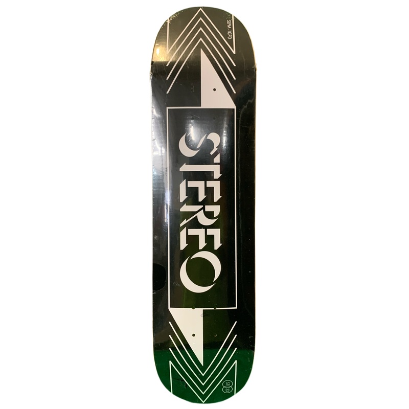 Stereo Shadows Team Logo Black 8″ Classic Skateboard Deck