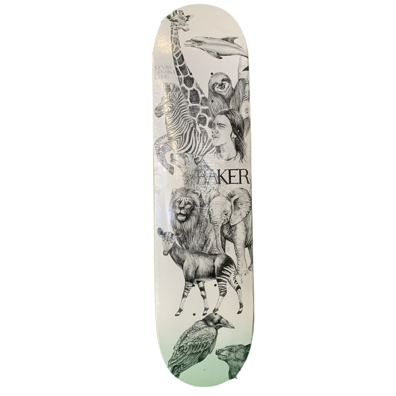Baker Kevin Spanky Long Animal Kingdom 7.75″ Classic Skateboard Deck