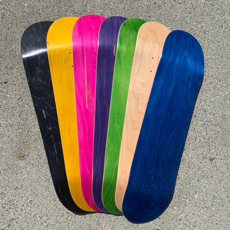 BLANK TOP SHELF SKATEBOARD DECKS (7.5″/7.75″/8″/8.125″/8.25″/8.375″/8.5″) 7.5″