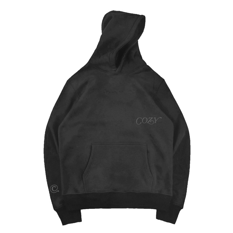Cozy Lux Hoodie Washed Grey Small